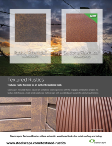 Textured Rustiscs - Rustic Rawhide and Sedona Rawhide Product Sheet