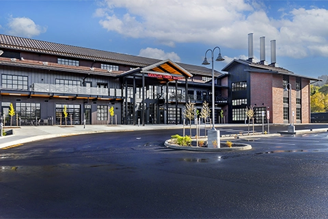 Mountain Timber Market in Kalama, WA featuring Steelscape's Vintage Heritage Legacy, Rustic Rawhide, Coal Black Rawhide and Burnished Slate Rawhide